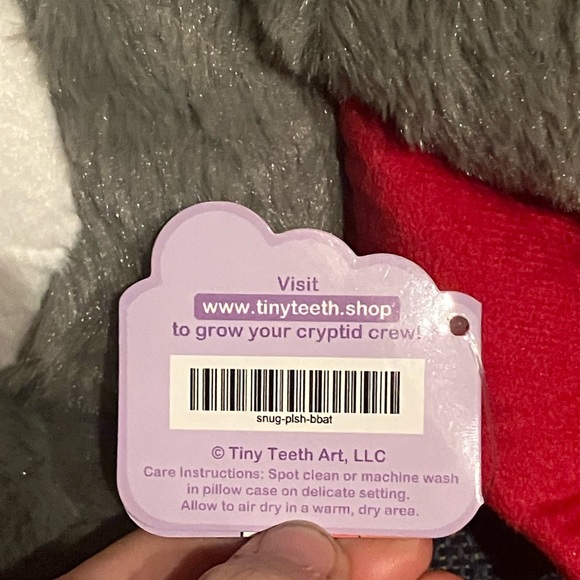 Snughouls Bites-a-lot Bat Collectable jumbo Plush goth / whimsigoth - Picture 4 of 4